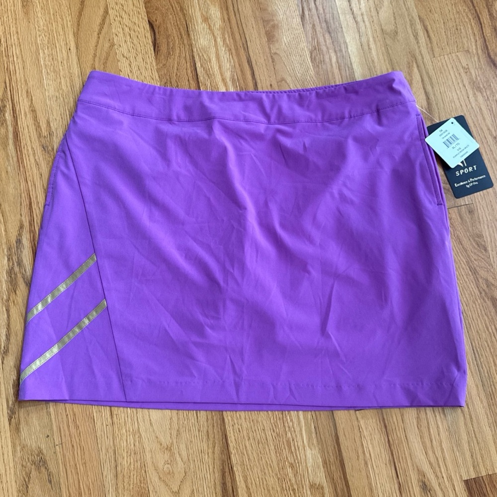 EP PRO SPORT GOLF SKORT FLAT FRONT WOMENS SIZE XL Purple Reign